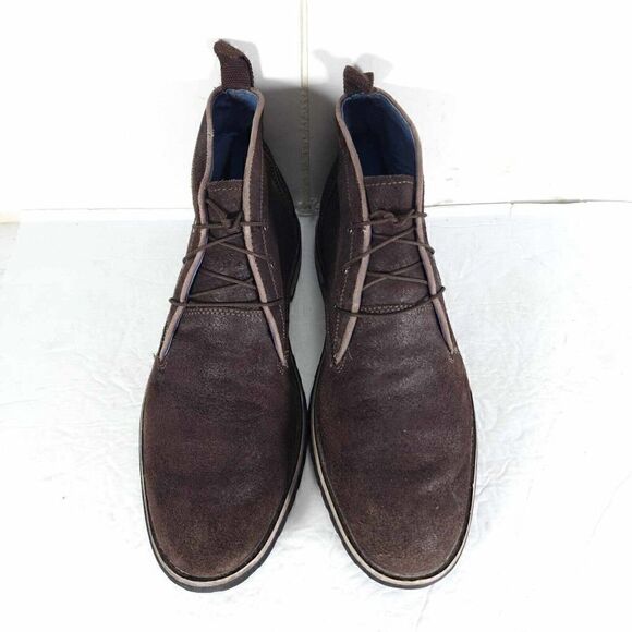 Marc Nason Men’s US 10,5 Brown Suede Leather Lace Up Ankle Chukka Boots Shoes - Picture 3 of 15